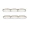 Energetic Lighting LED 14-inch Slim Flushmount, Brushed Nickle, 3 CCT Selectable Ceiling Lamp, 6PK FMS01R16E92750-TF-BN - alternate 1